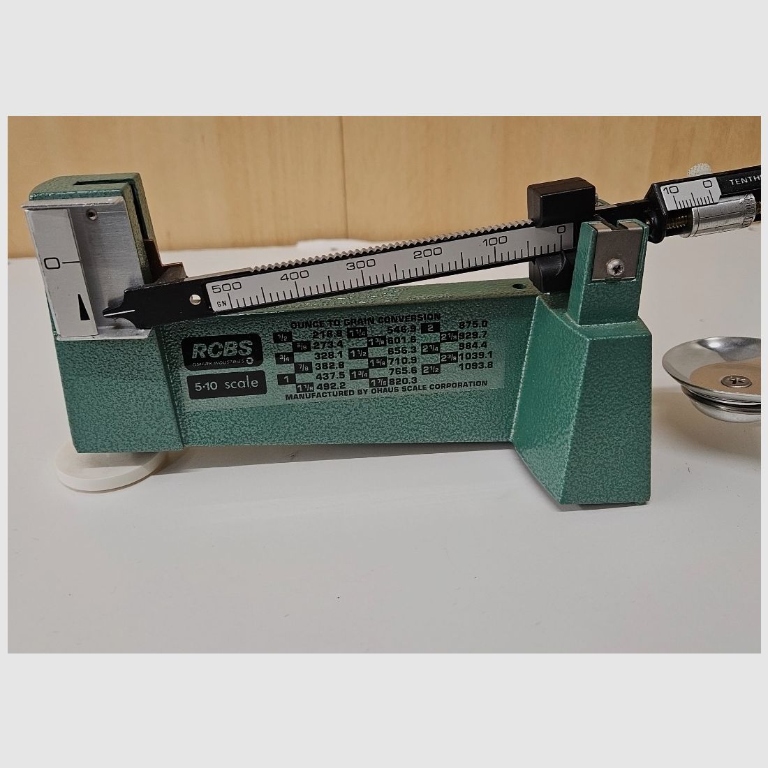 RCBS 5-10 Waage Top Zustand Pulverwaage