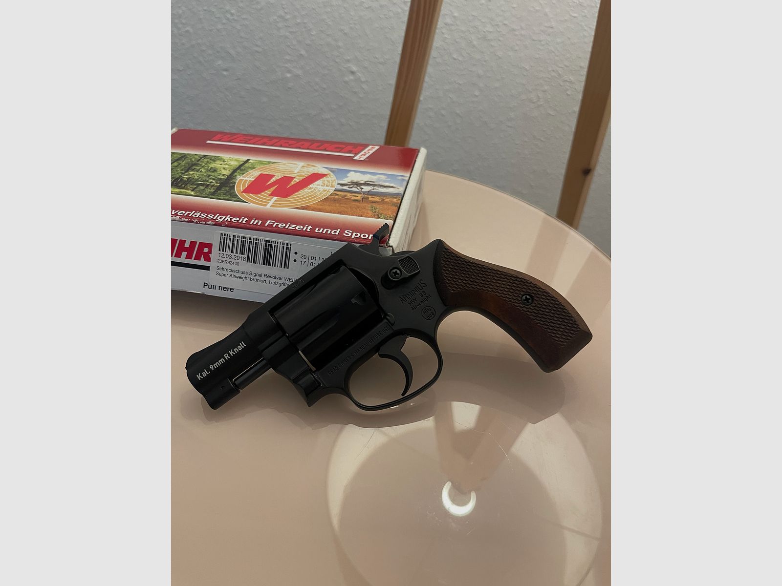 HW 88 Weihrauch Airwaight 9mm 380K ungeschossen OVP