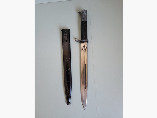 2 WK - WW 2 Puma bayonet - Long side rifle K98 bayonet - Original