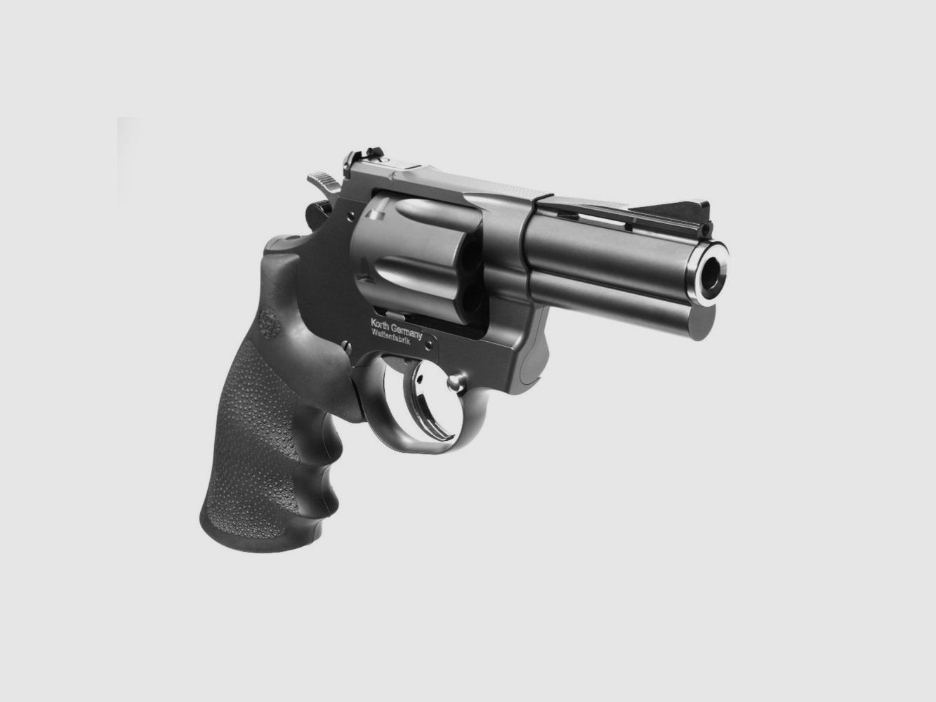 KORTH Combat Revolver NSC, cal. .357 Mag, 3 pollici, Impugnatura in gomma