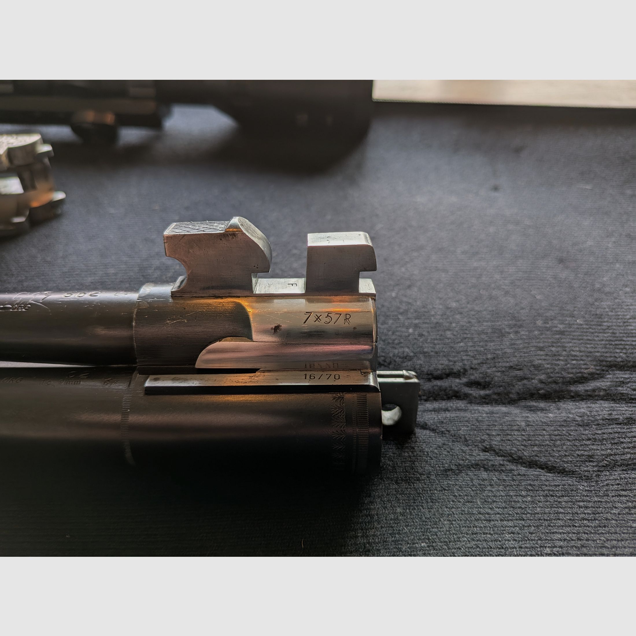 Krieghoff Trumpf (16/70, 16/70, 7x57R) & Kahles Helia 2,4-12x56i