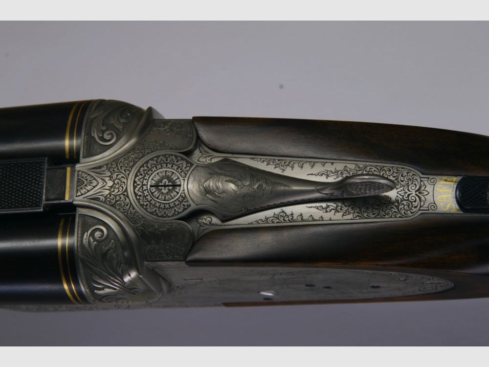 Goat Rooster & Son, Side Lock, Big Game Double Rifle Big Five