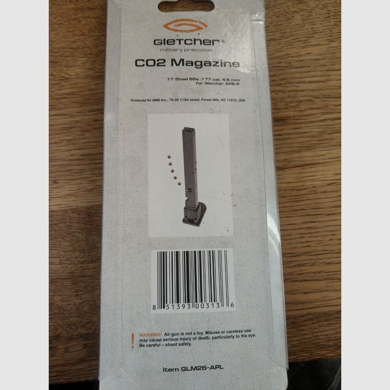 Magazynek do pistoletu CO2 Gletcher APS