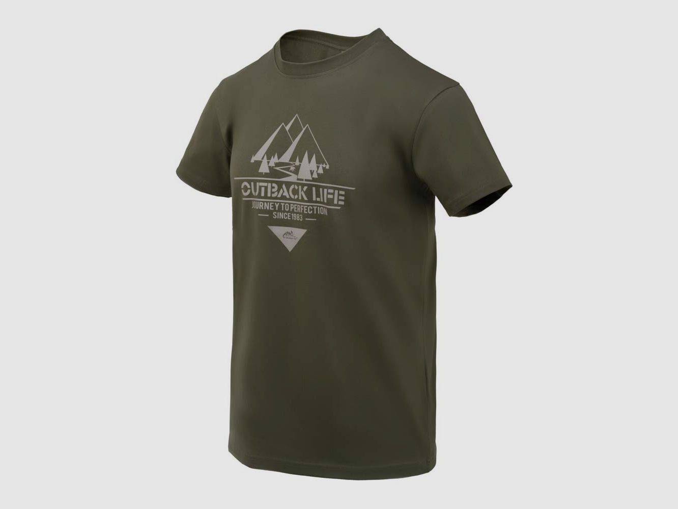 HELIKON-TEX T-SHIRT 'OUTBACK LIFE' TAIGA GREEN