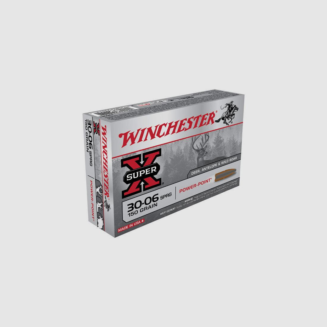 Winchester SUPER-X PP 150GR à20 .30-06 Spring.