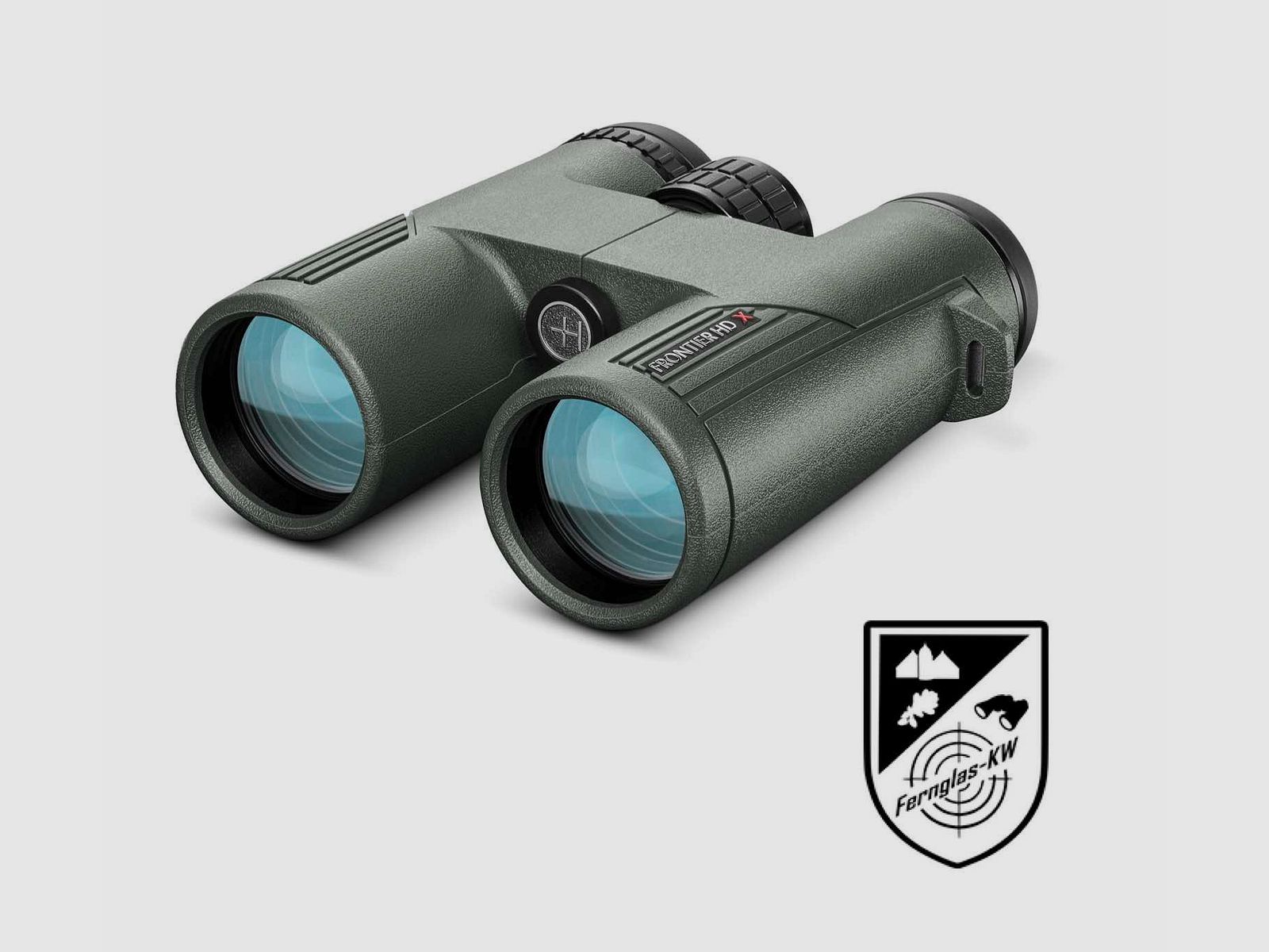 HAWKE 38010 Frontier H DX 8x42 Fernglas Grün mit Zubehör