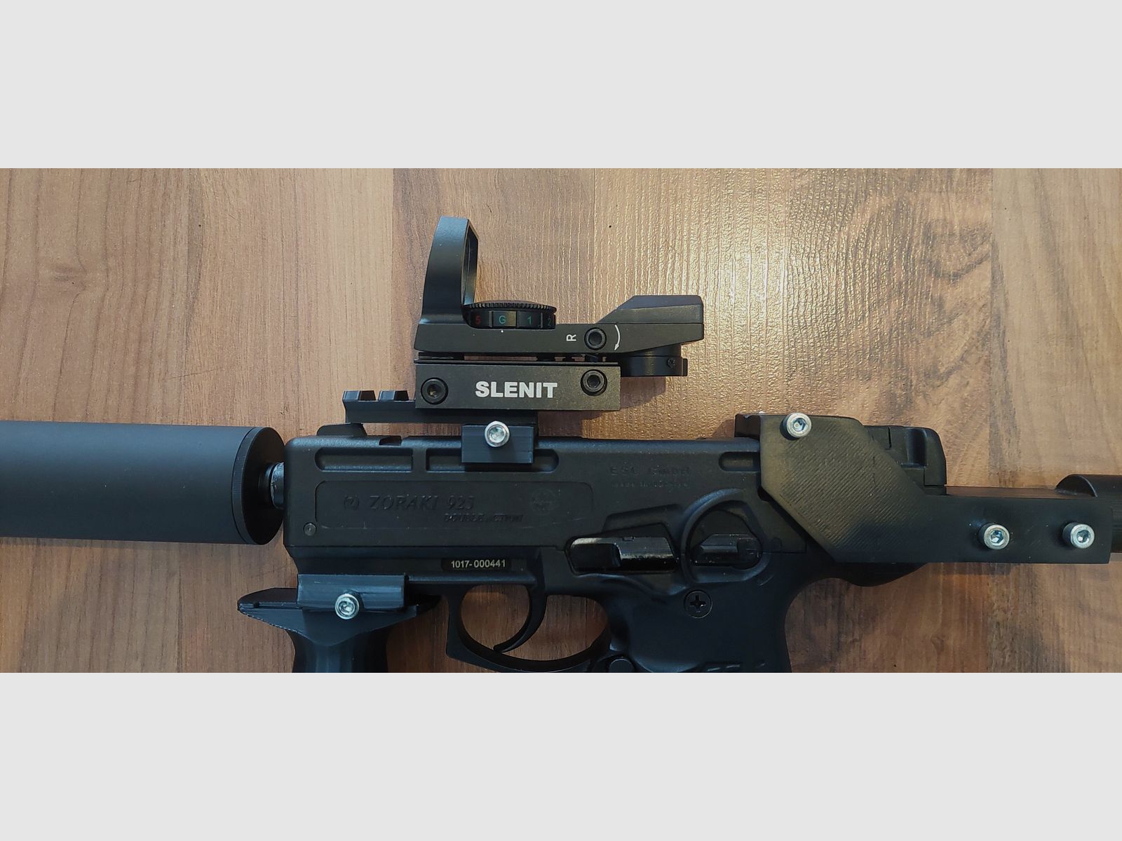 ZORAKI 925 mit MP-Umbau-Kit 9 mm P.A.K. (PTB 1005) Schreckschuss keine Walther Glock HW94 Colt