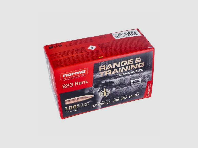 Norma Range & Training .223Rem (100 pak)