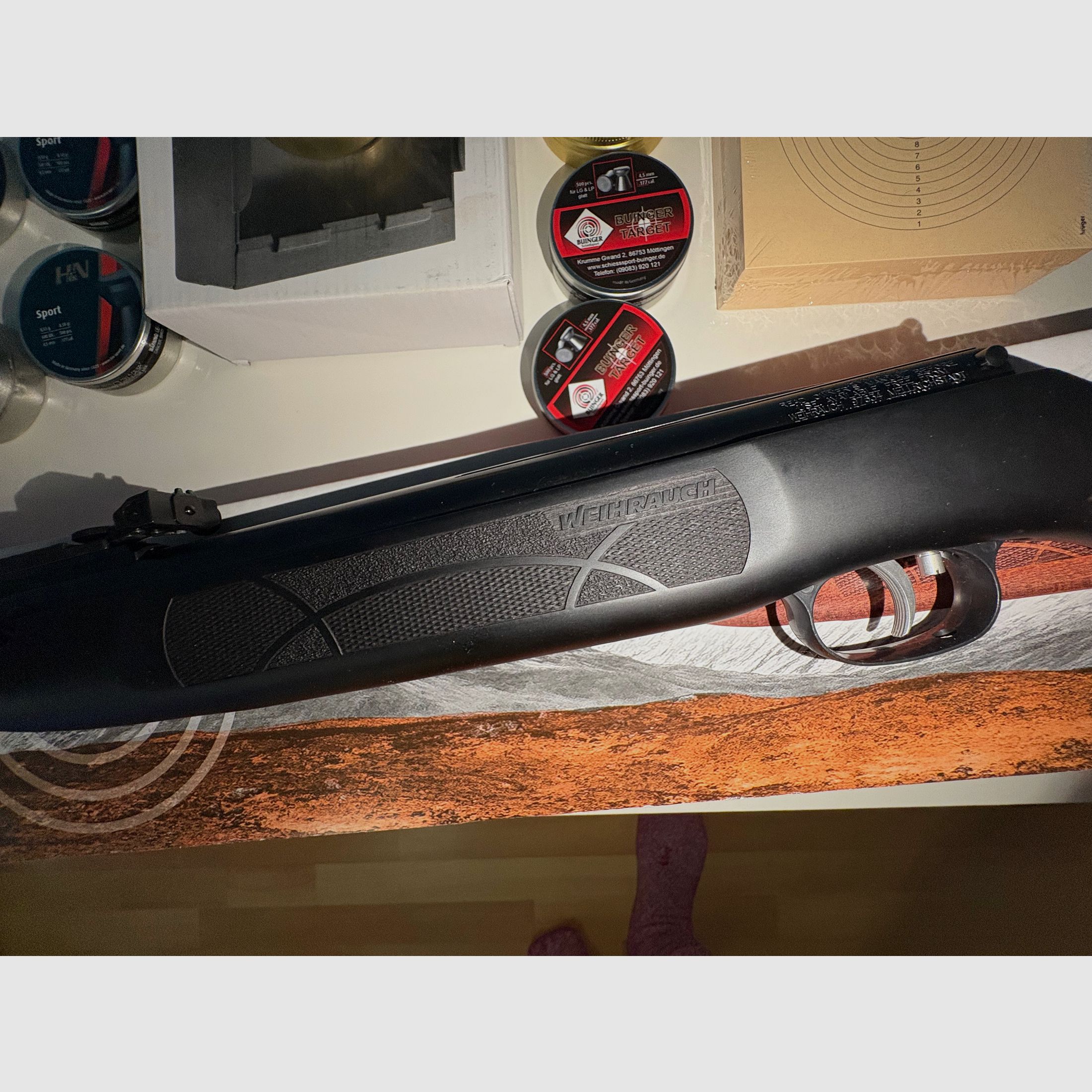 Luftgewehr Weihrauch neu mit Zubehör