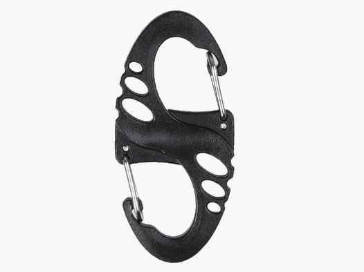 Mil-Tec Mil-Tec Karabiner Tactical S-Hook 10er Pack schwarz