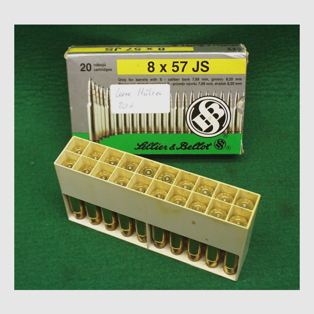 Sellier & Bellot Fundas 8x57IS, usadas