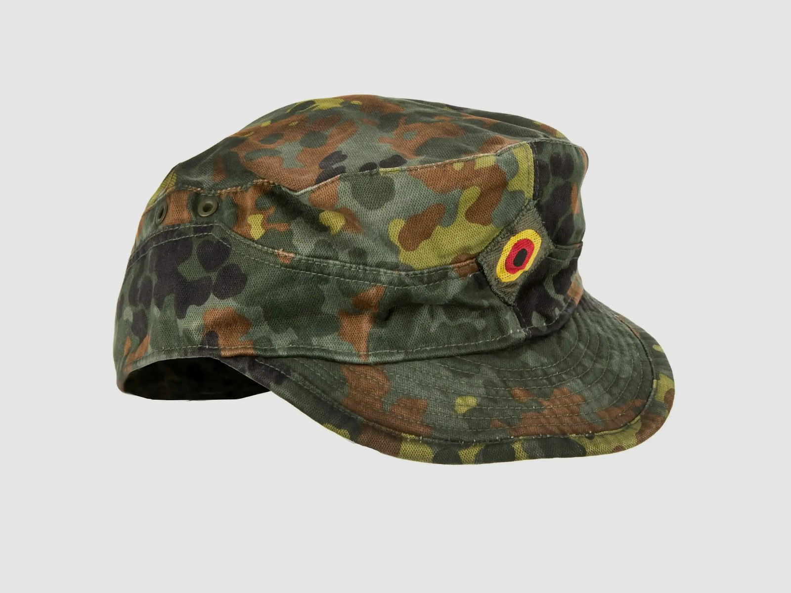 Bundeswehr Original Bundeswehr Original Bundeswehr Feldmütze Heer gebraucht - Flecktarn / 55