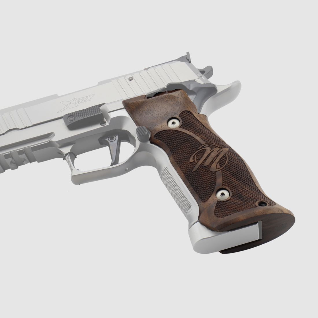 Neu: Sig Sauer Mastershop P226 X-Series PPC Griffschalen Nussbaum verlängert X-Six / X-Five / X-Short 