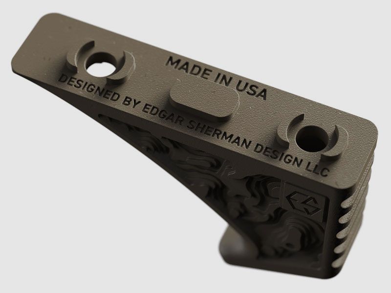 Edgar Sherman Design EFG Enhanced Fore Grip 1.5 für M-LOK Schwarz, Nylon
