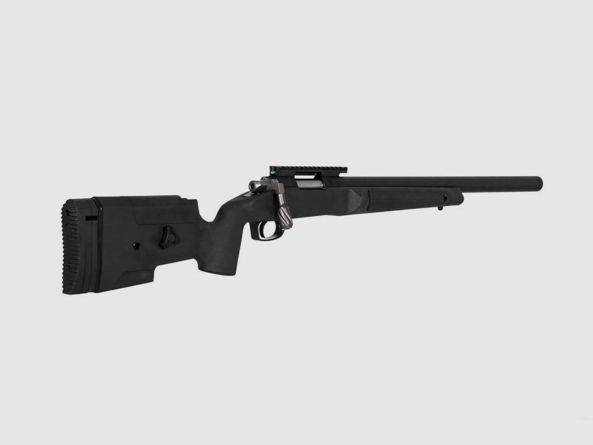 Maple Leaf MLC-338 Bolt Action Sniper Rifle Deluxe, schwarz, cal. 6 mm BB