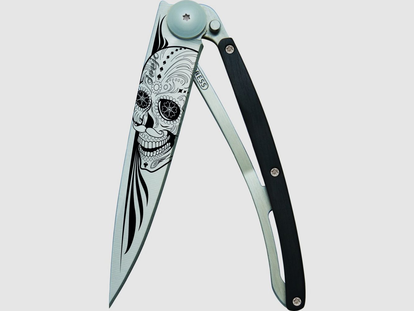 Deejo 37g, Ebenholz / Latino Skull