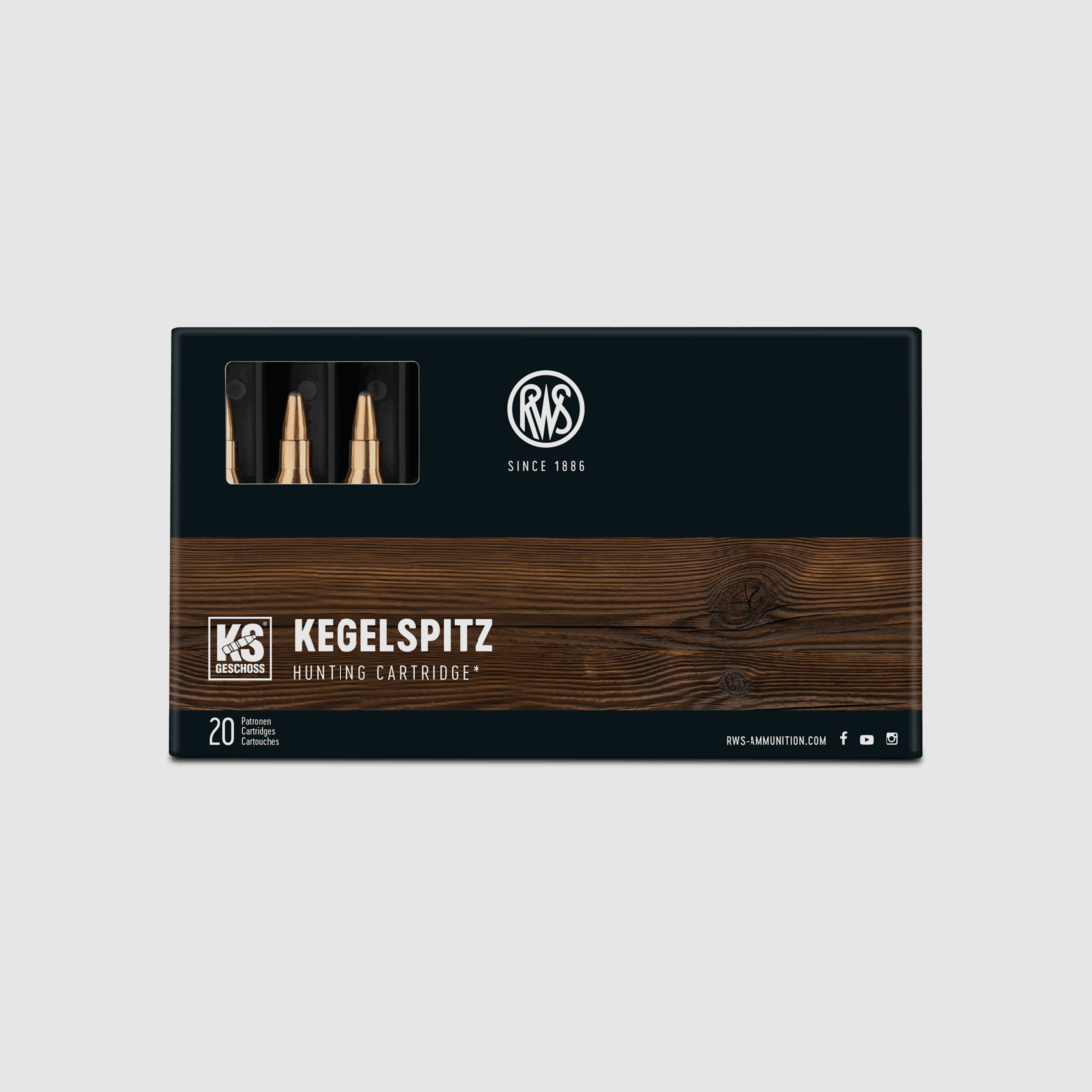 RWS 5.6x57 Kegelspitz 4.8 g/74 gr, image 1 of 2