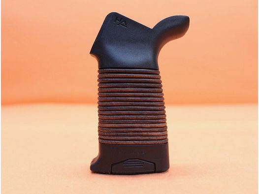 HERA AR-15: Pistol Grip HERA H15GL Leather Brown (11.08.05) Polymer/Leder