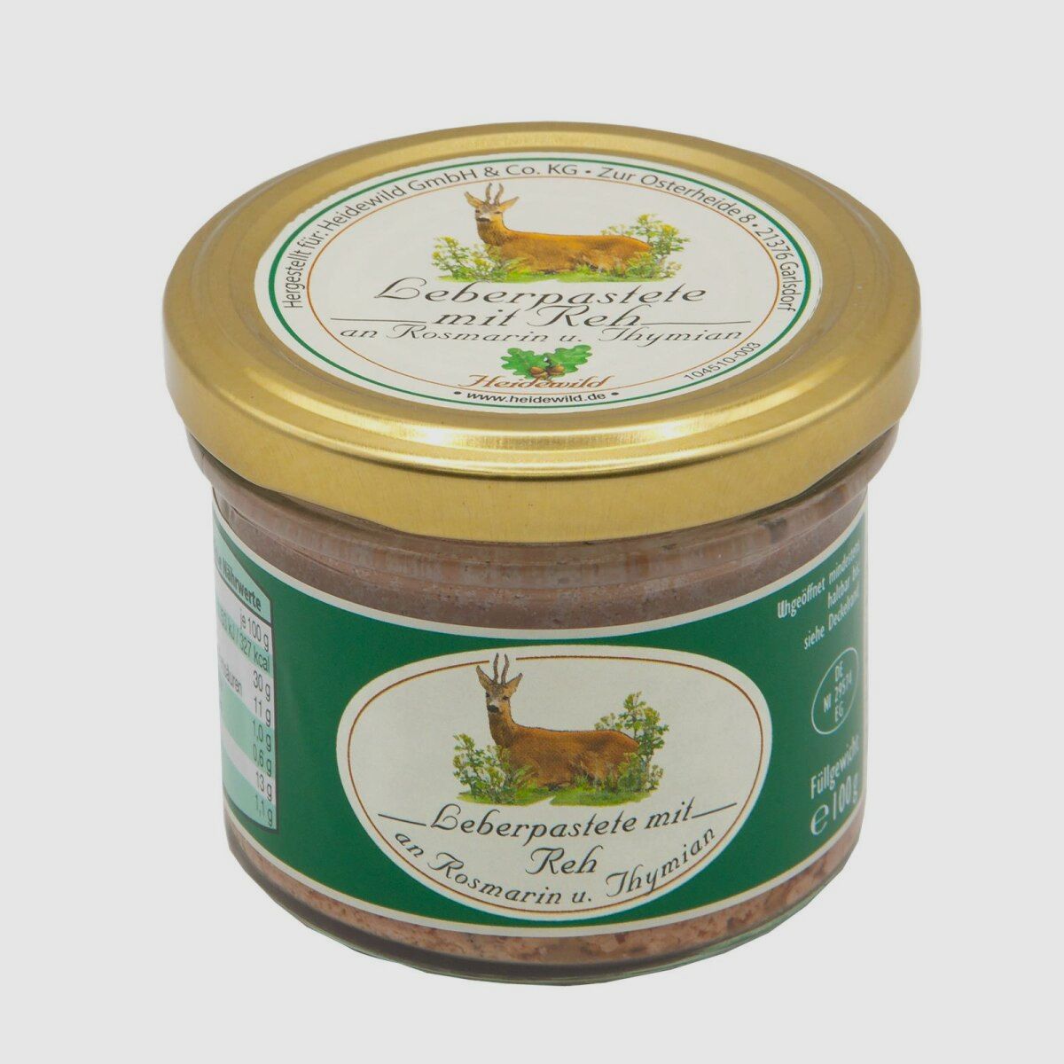 Paté de hígado de ciervo con romero y tomillo