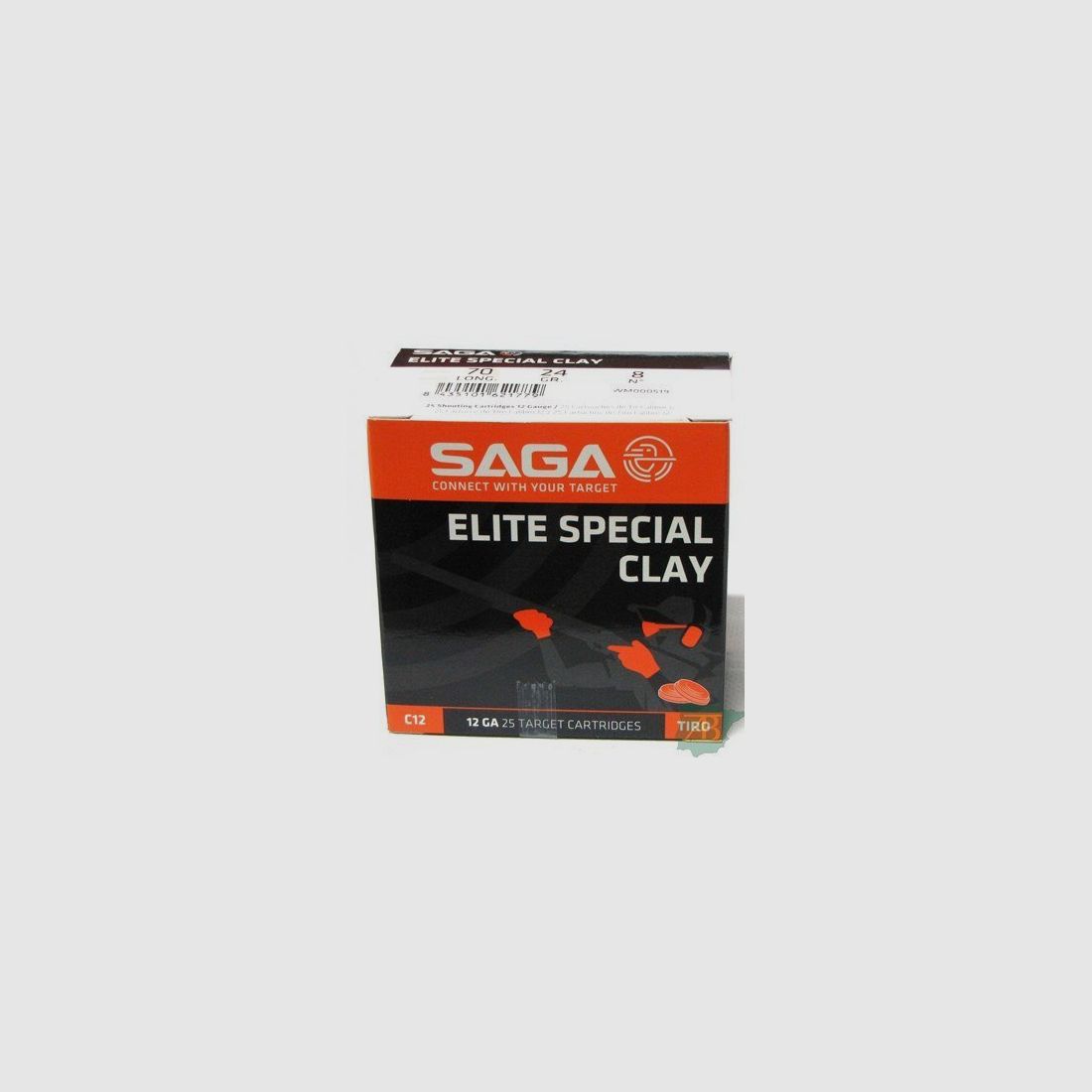 SAGA ELITE Spezial Clay 24g Patronenkasten