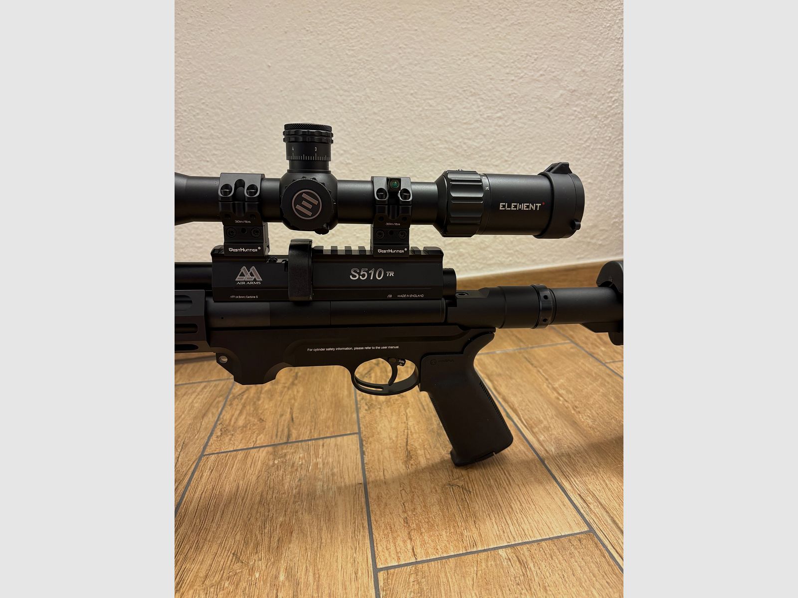 Air Arms S510TR Karabiner 4,5mm taktisch 1 mal benutzt