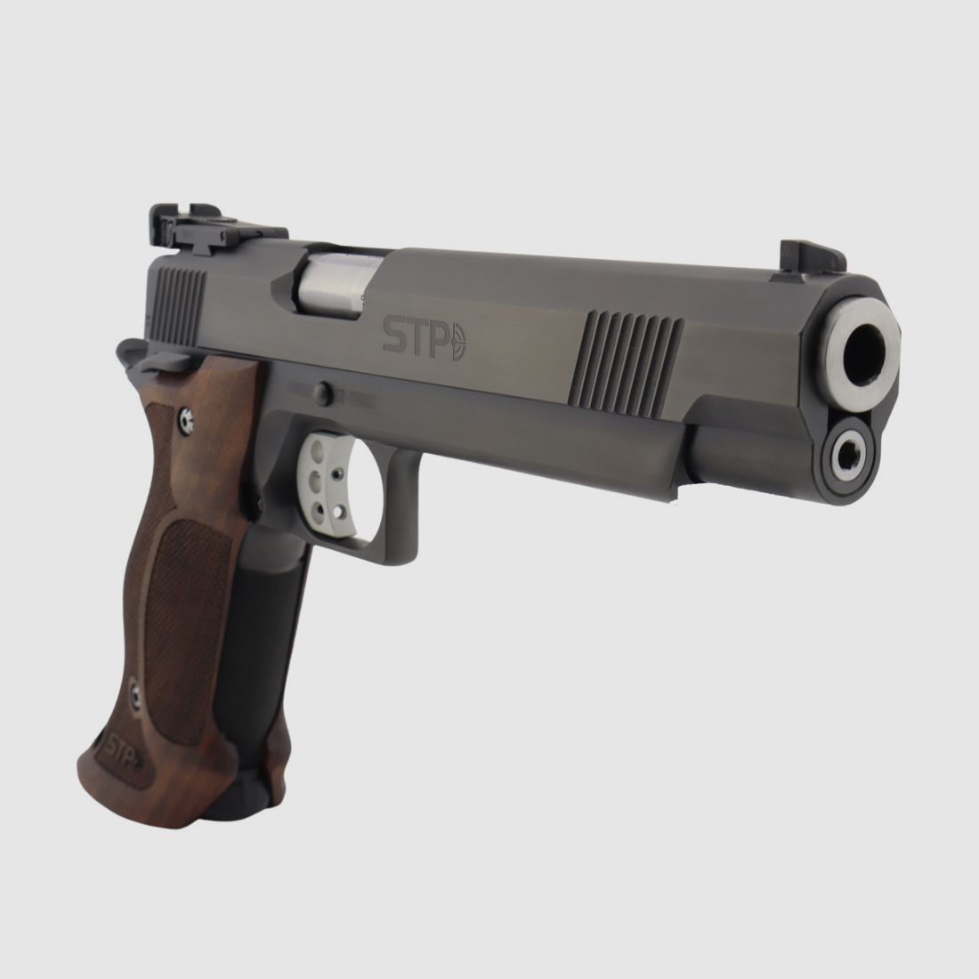 STP TM 9 BOMAR 6.0 Target Master Longslide Matchpistole Made in Germany mit Nill-Griff