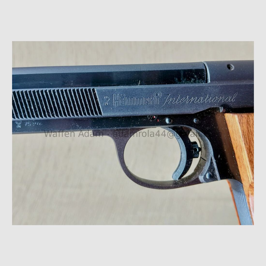 Pistolet de sport Hämmerli Mod. 208 International