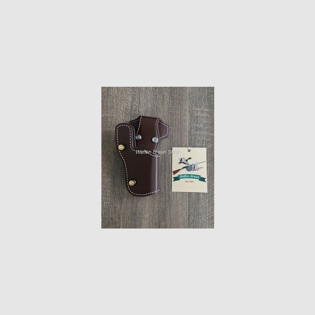 Sickinger Holster Range Master S&W 4" L-Frame, Braun