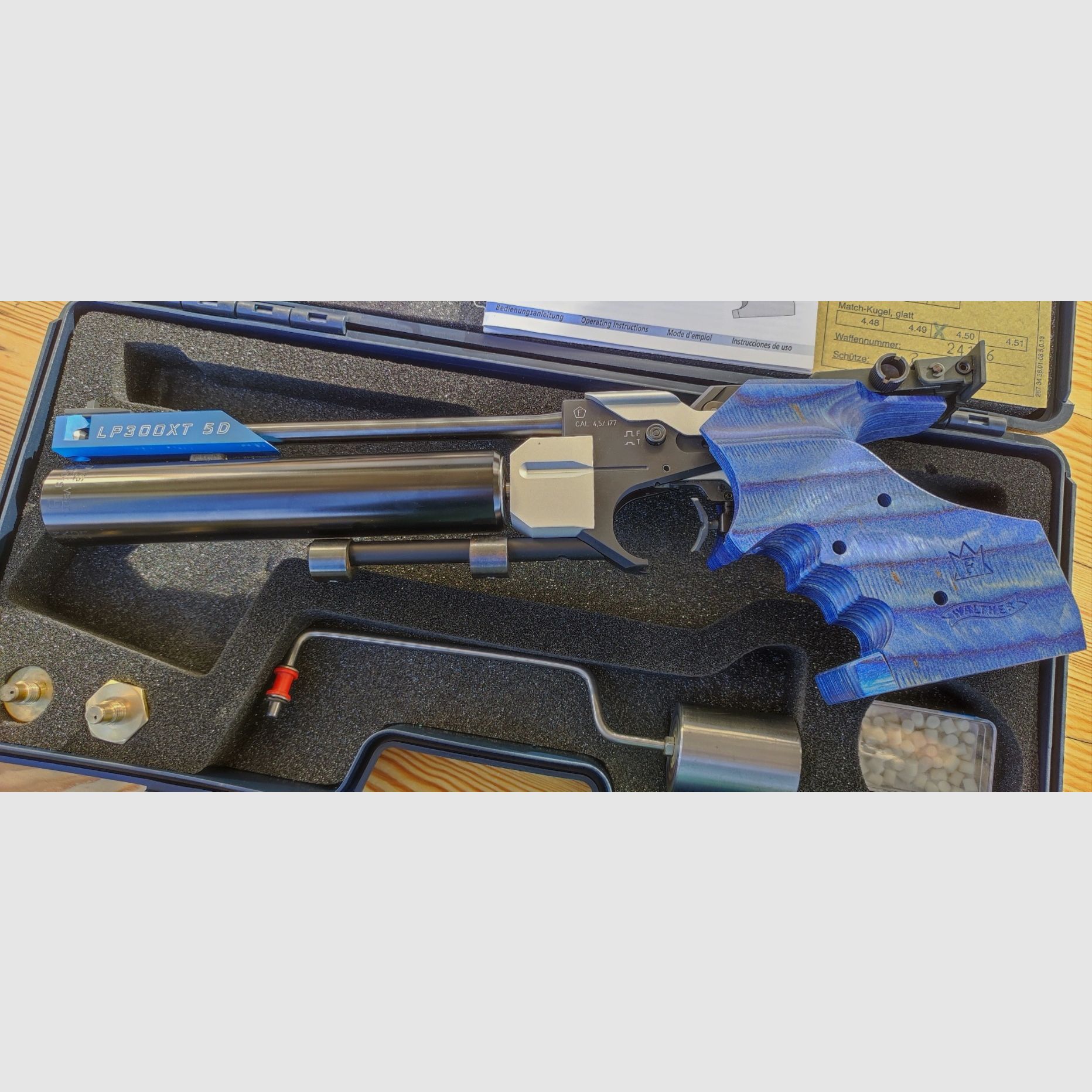 Walther LP 300 XT 5D Grip RE M