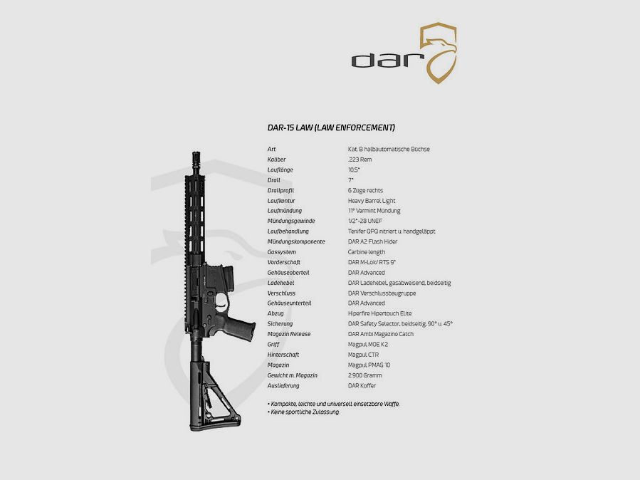 DAR-15 LAW | AR15 – 10.5″