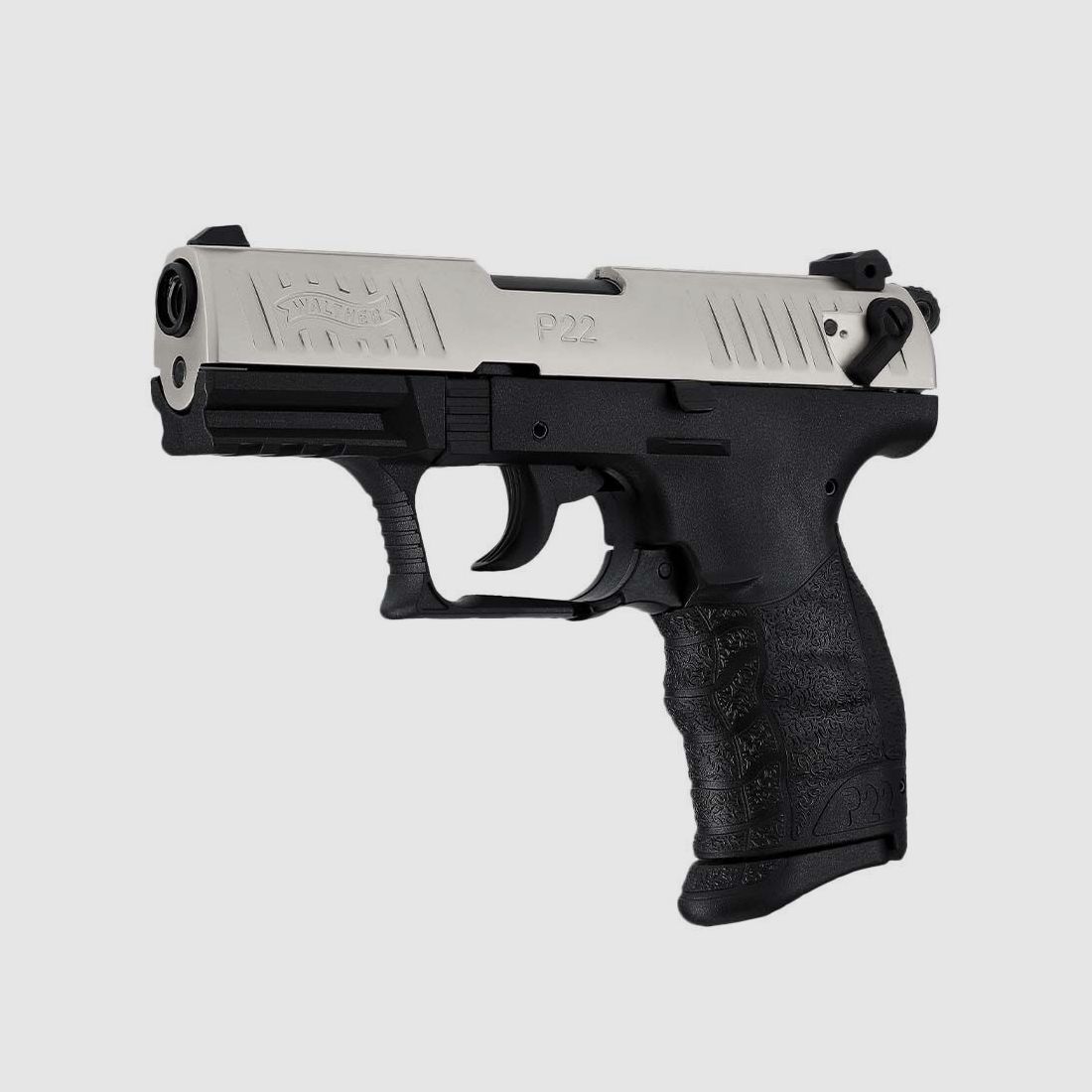 Walther P22Q pistola de fogueo calibre 9mm P.A.K. níquel