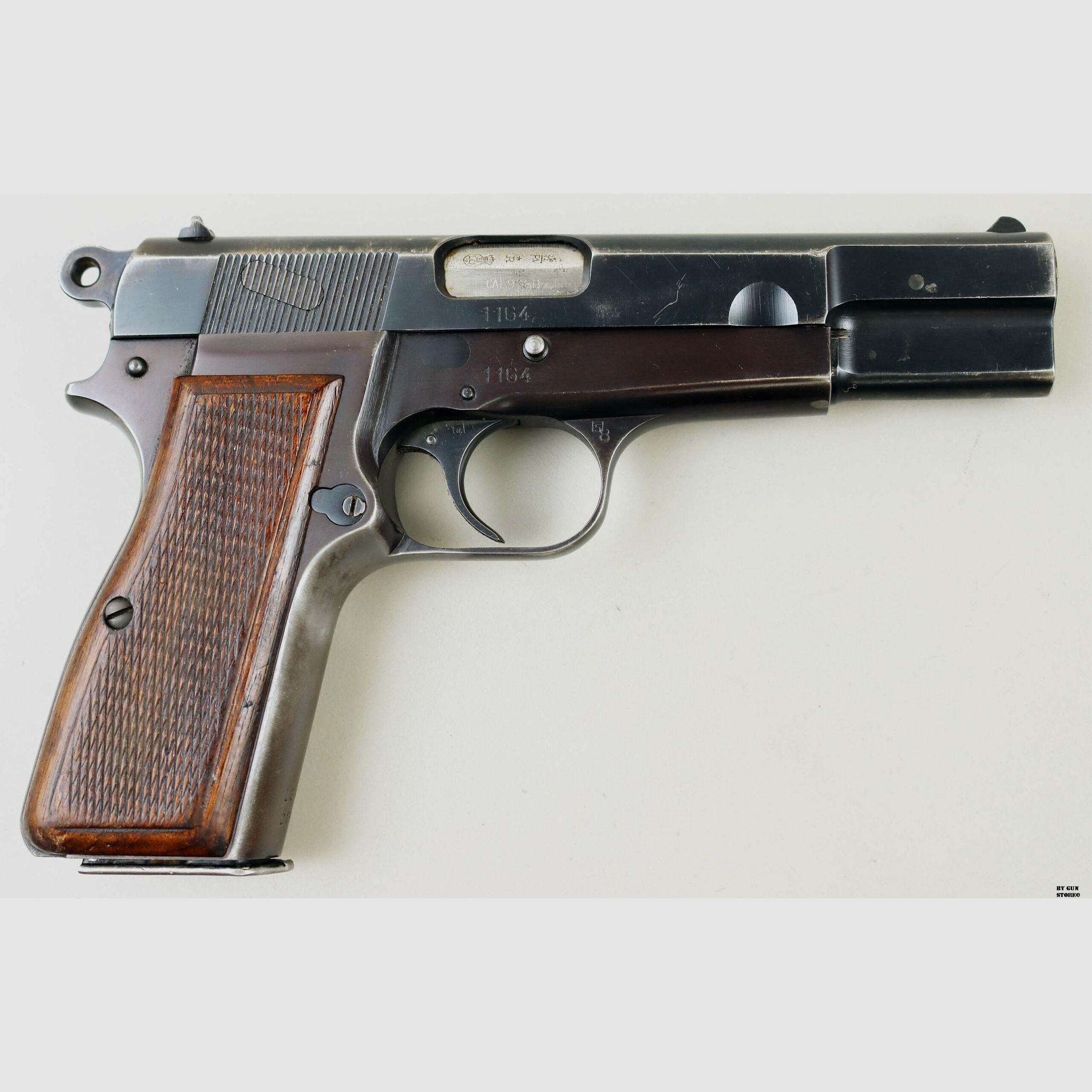 Pistola Fabrique Nationale F.N. mod. HP35 LGK cal. 9×19 matr. 1164, imagen 3 de 9