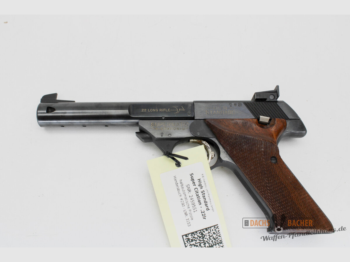 Pistole High-Standard Supermatic Citation Kal .22lfB