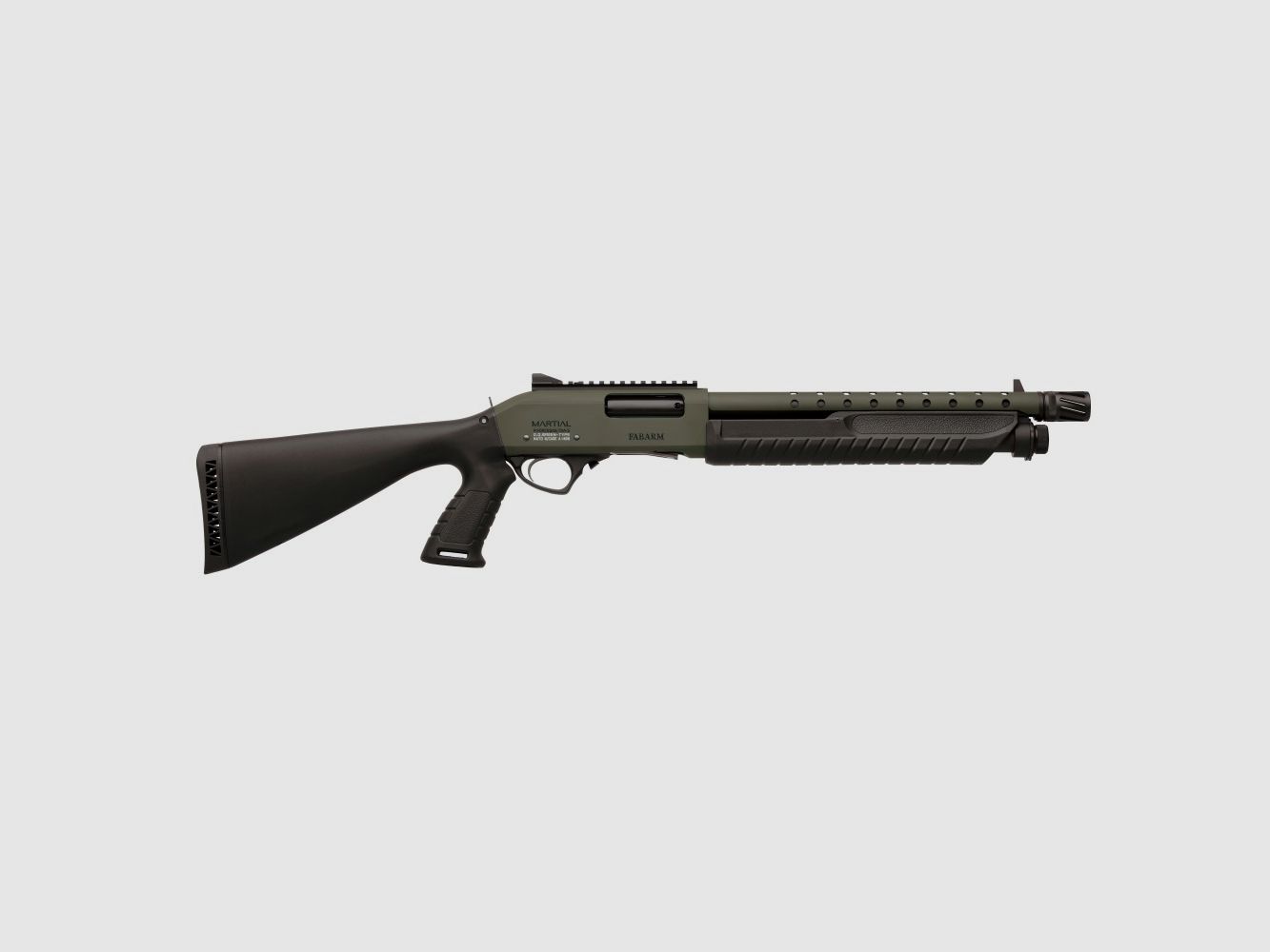 Fabarm Martial O.D. Green, cal. 12/76, 14", fucile a pompa, Pro Forces