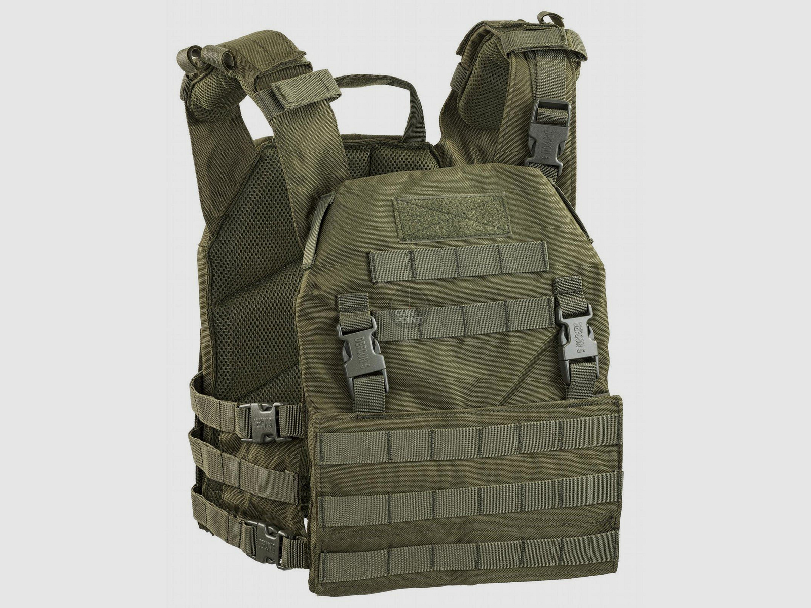DEFCON 5 THUNDER VEST CARRIER 900D POLY OD GREEN