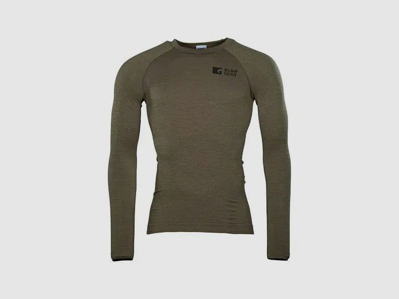 Clawgear Clawgear Longsleeve Merino Seamless stonegrey olive