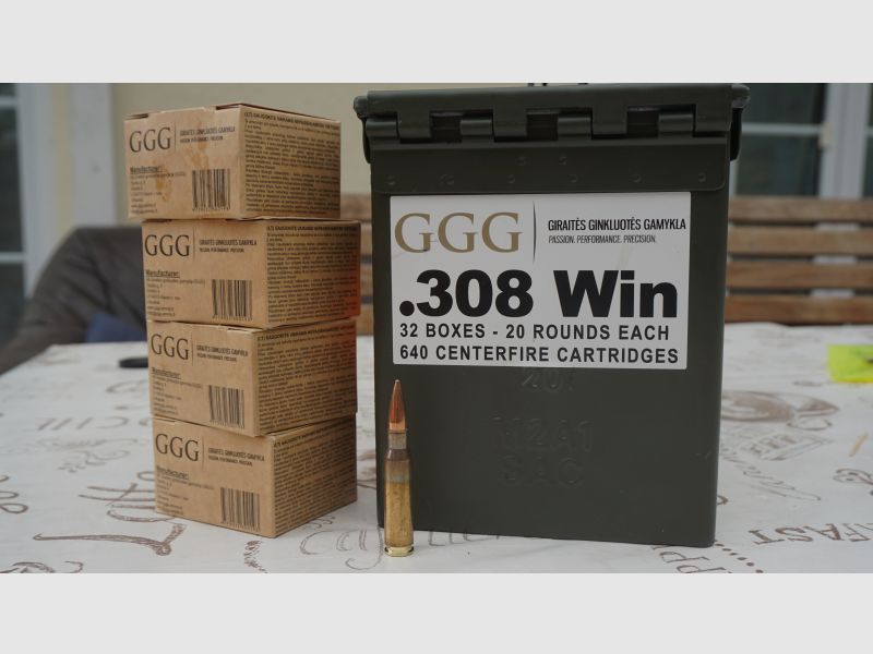 720 Patronen .308 Winchester GGG Natobox