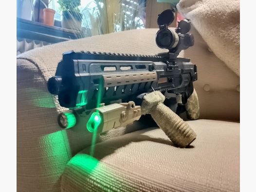Reserviert! Update! T4e HDR50 Tactical Rifle Kit Rot Grün PunktTracer Kugeln RAM Paintball Markierer Cal .50 Set laser Lampe CO2 Kapseln Anschlagschaft carbine