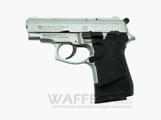 Zoraki 914 blank firing gun 9mm, satin finish