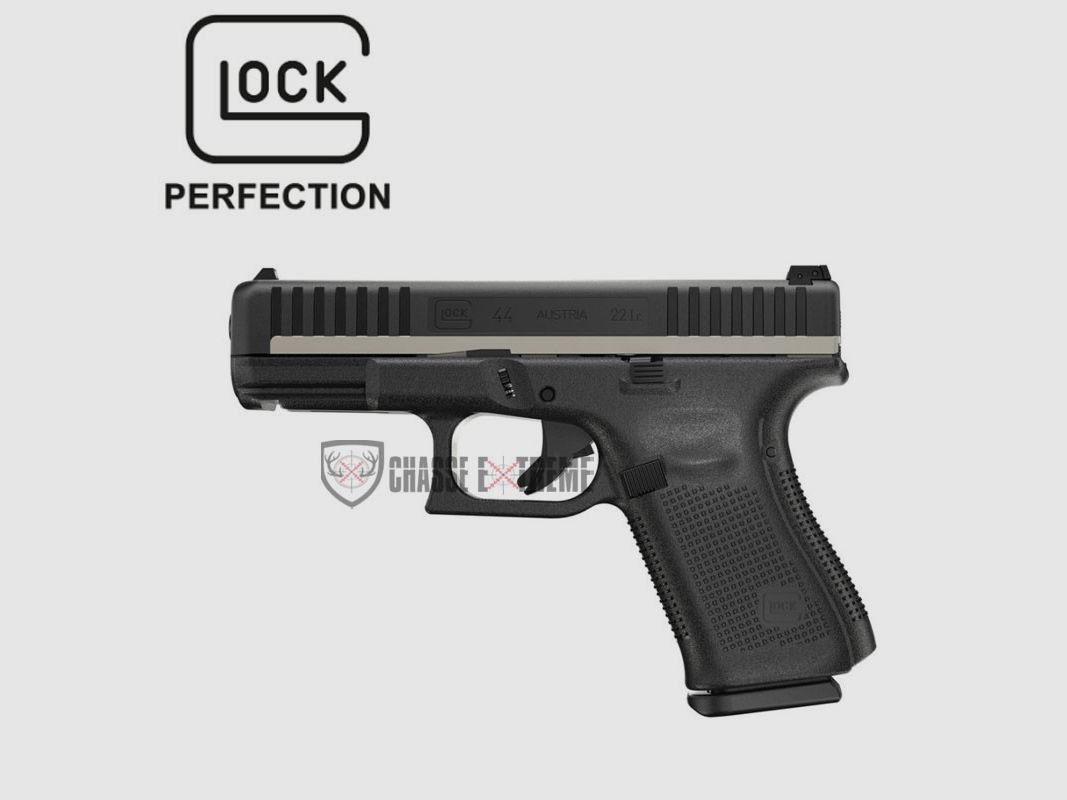 Pistole GLOCK 44 Silver Line Kal. 22 Lr, Bild 2 von 3