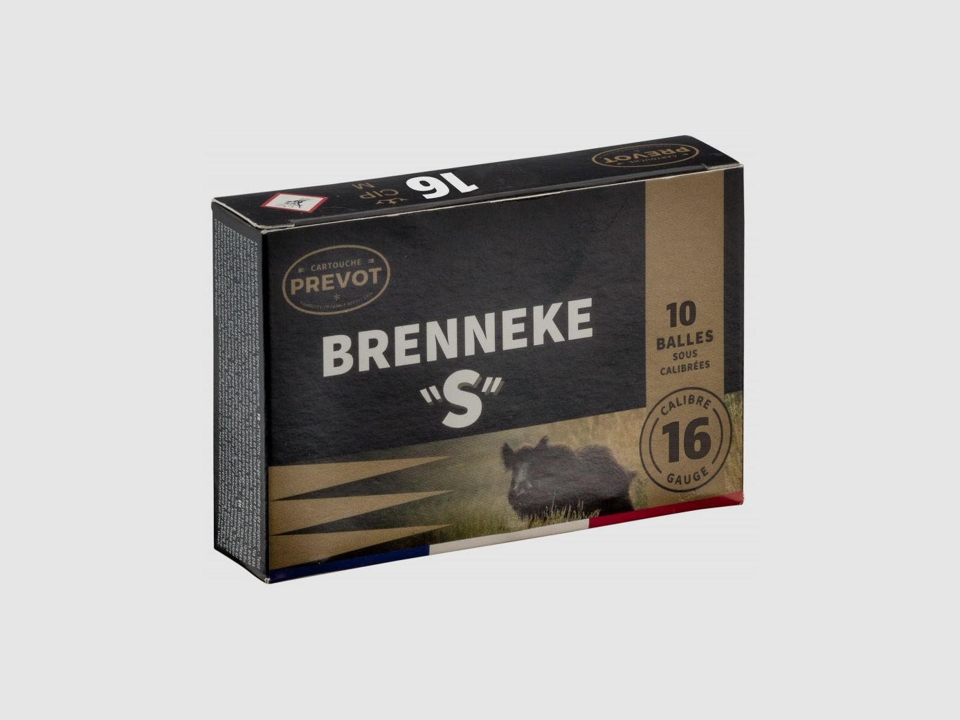 Patronen Prevot mit Brenneke-S Geschoss - Kal. 16/67