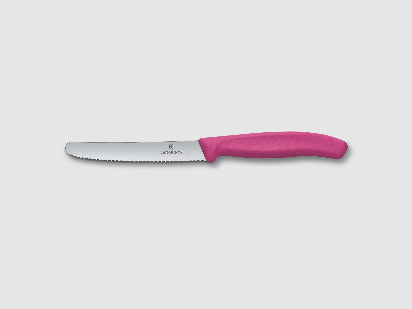 Tomatenmesser Swiss Classic Wellenschliff pink 11 cm