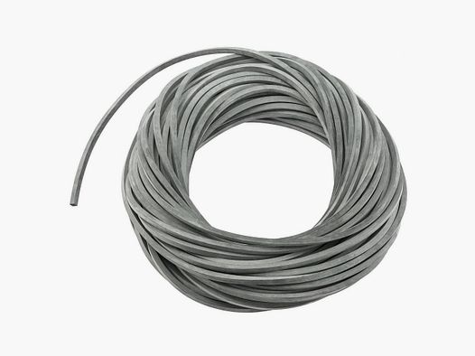 Grau Gummi 5x5 mm Shoot Again - Widerstandsfähiges Elastik - Für Leistungsstarke und Präzise Schleudern