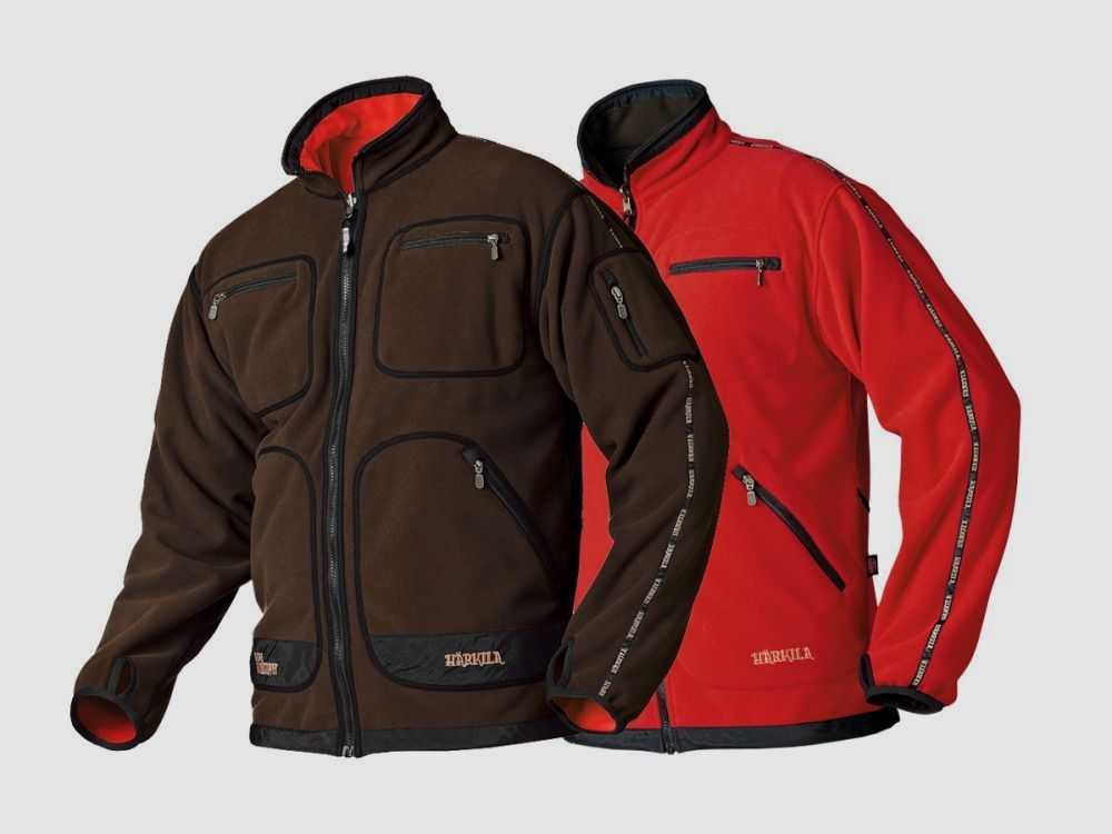 Veste en polaire Härkila Kamko Taille: XS, Couleur: Marron/Rouge