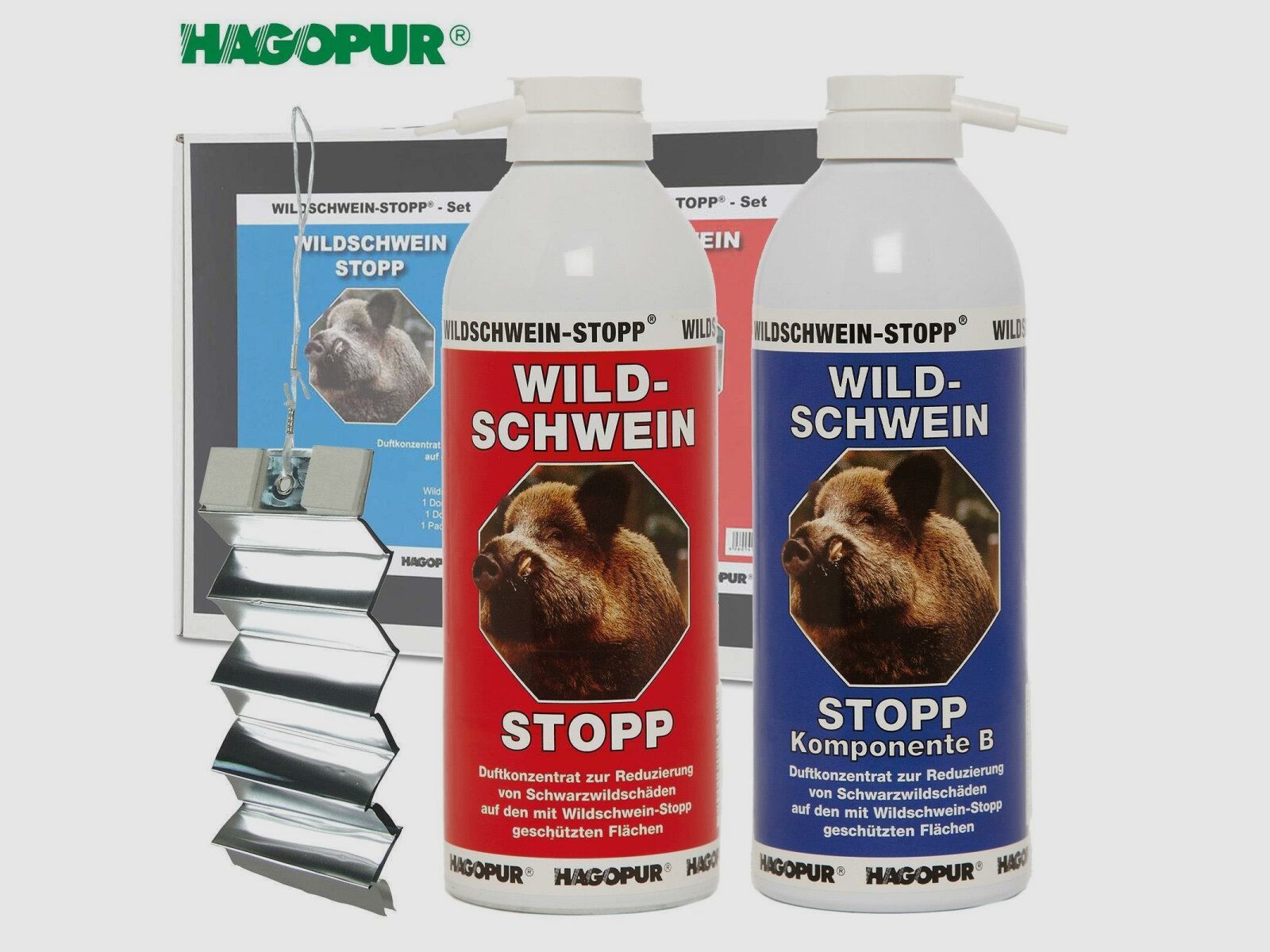 Hagopur Wildschwein-Stopp blau