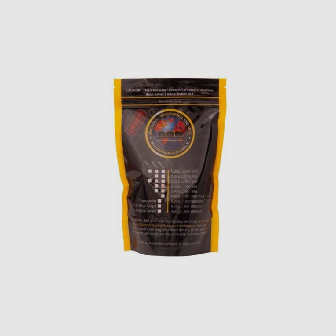 GSG Bioval Bio BB's billes Airsoft 0,30 g - 3.300 pcs.