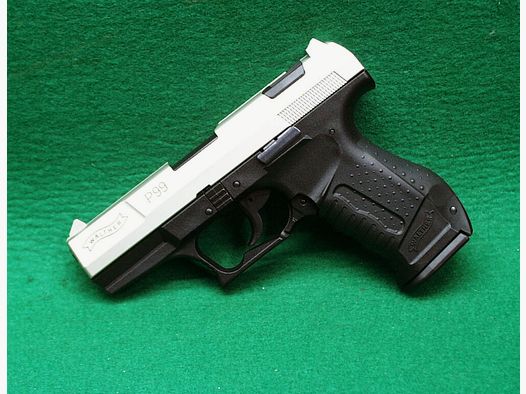 Walther blank-firing pistol P99, bicolor