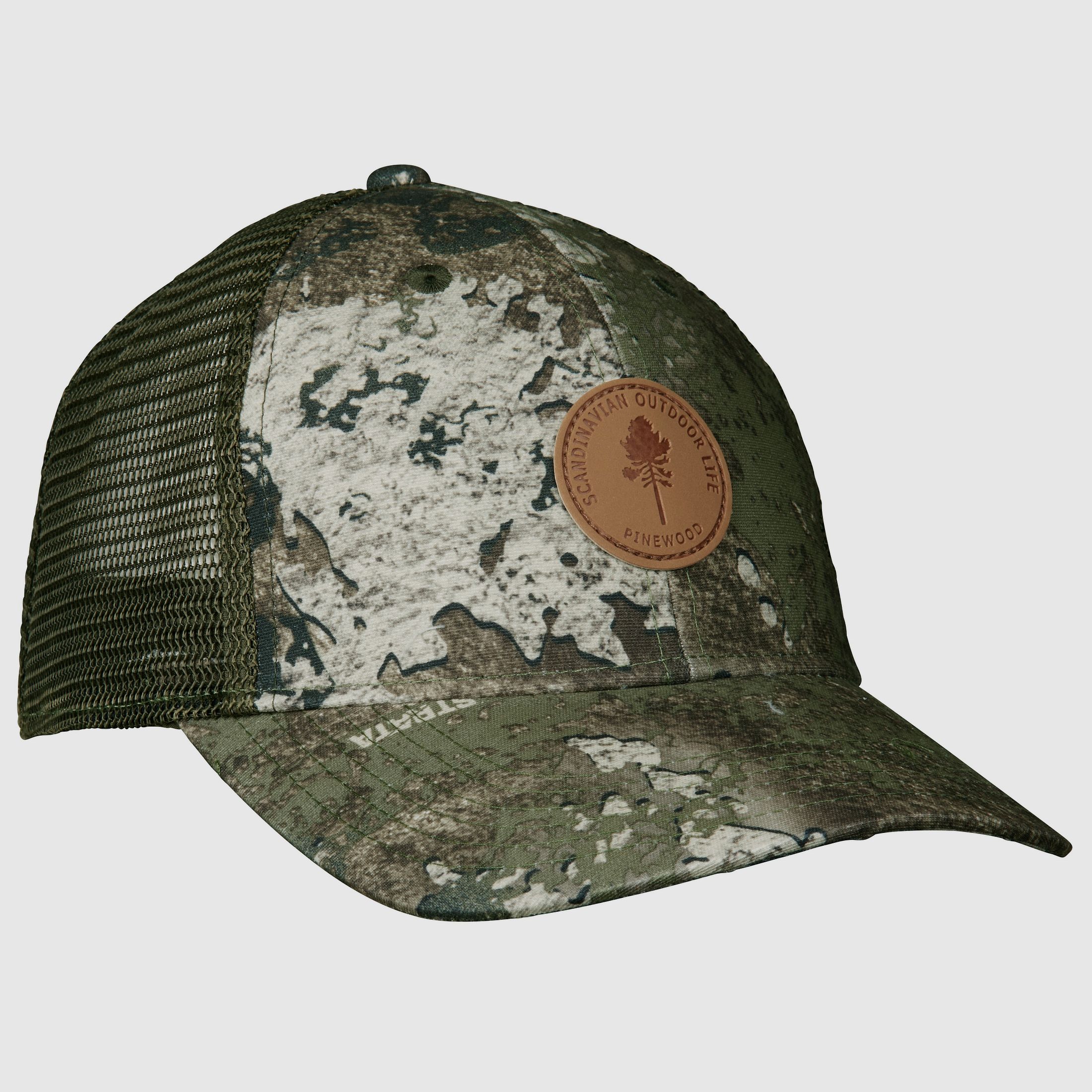 Pinewood Mesh Cap Hunter strata /moss grün