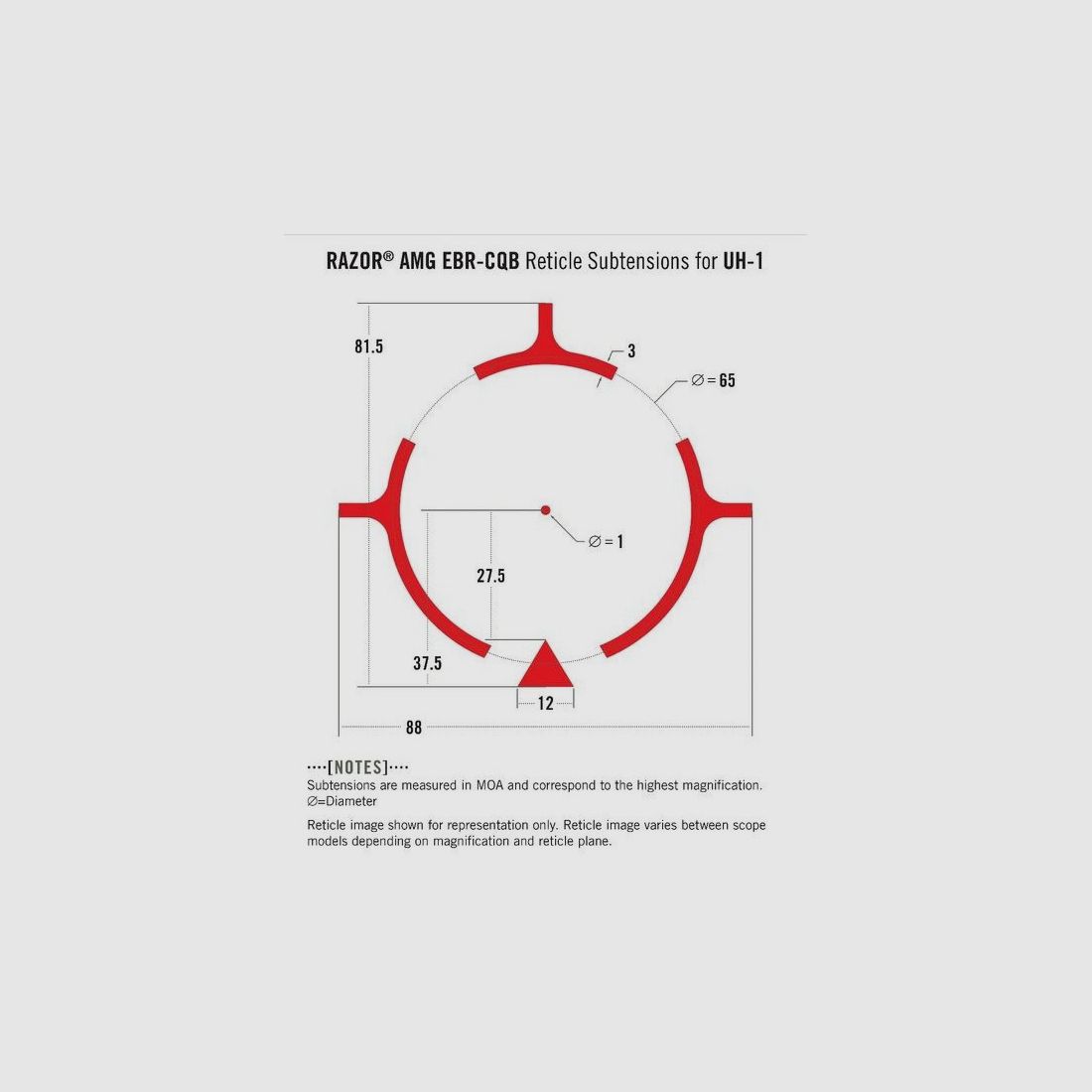 VORTEX RED DOT AMG UH-1 GEN II - RODE DOT, afbeelding 3 van 6