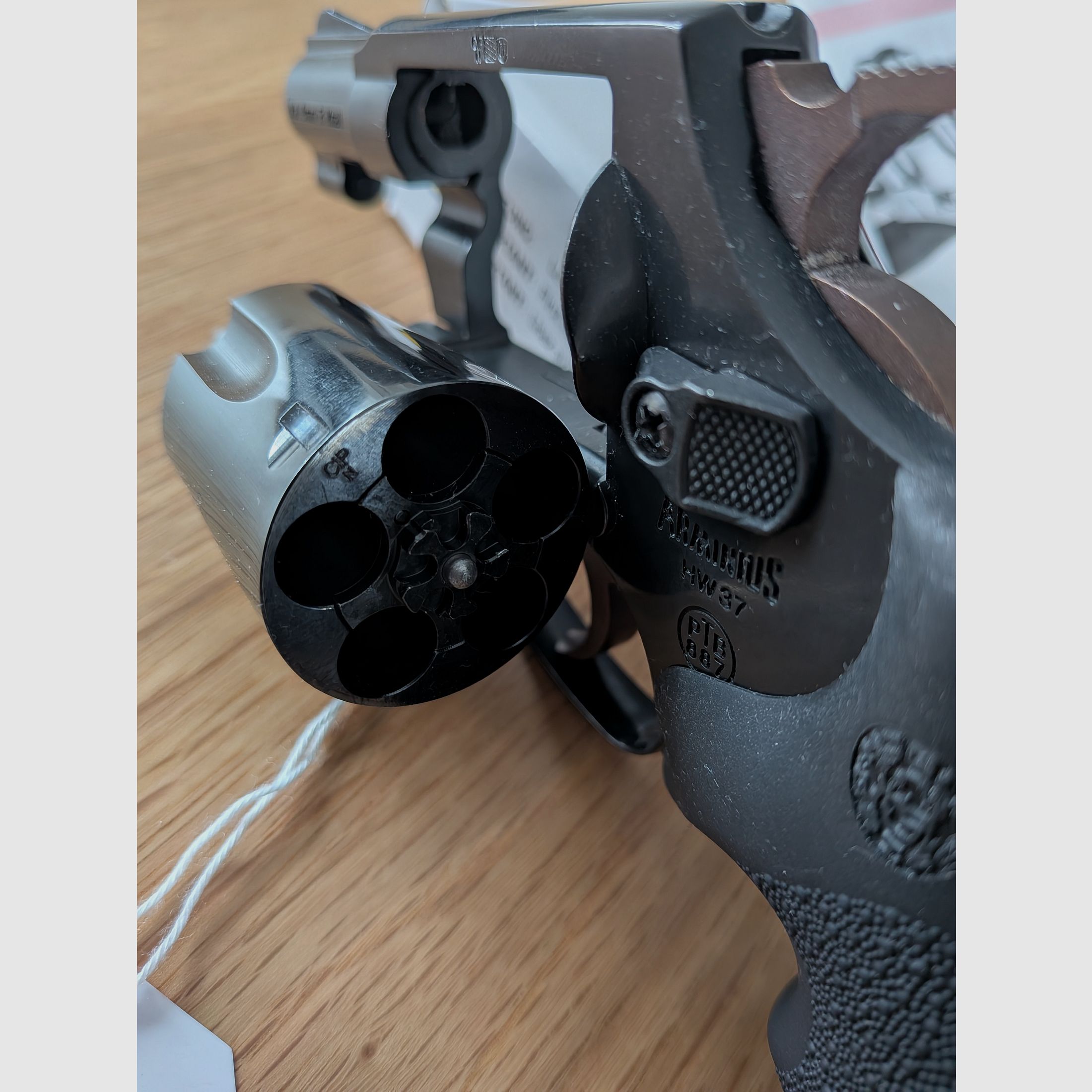 Weihrauch HW 37 9mm Knall ++ Non sparato ++ Hw37 Hogue impugnature